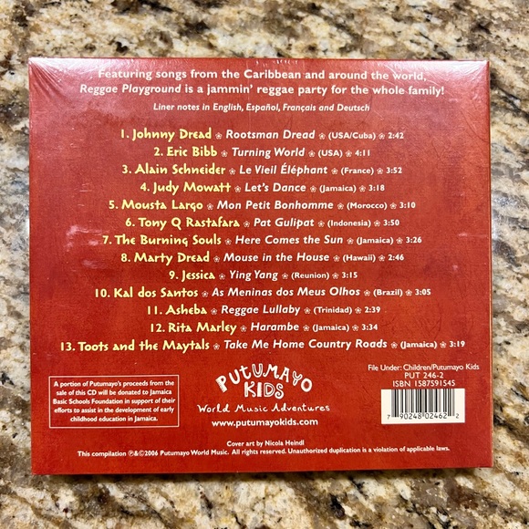 Putumayo Kids 4-CD pack - Reggae Playground, Sesame Street, Celtic & New Orleans - Picture 9 of 10